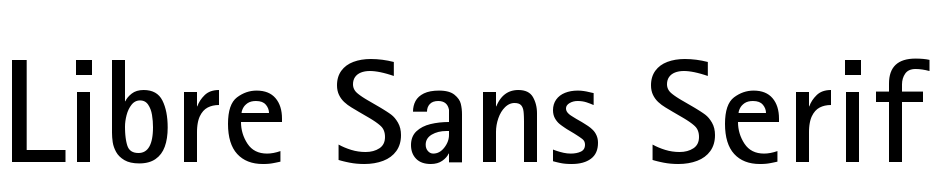 Libre Sans Serif SSi Bold Polices Telecharger